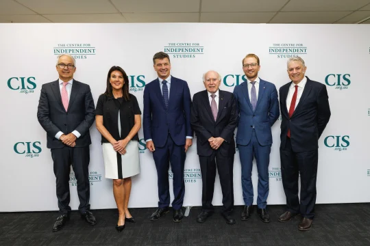 Nicholas Moore, Senator Jane Hume, Angus Taylor, John Howard, Senator James Paterson, Michael Stutchbury