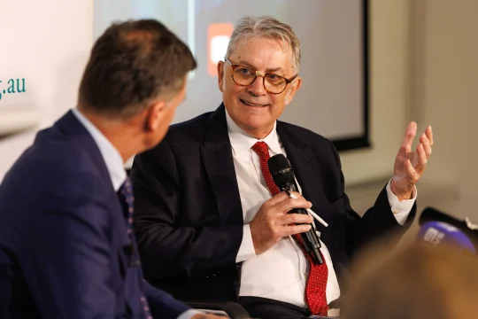 Michael Stutchbury speaking at CIS Event ''NEXT50 Series: Strengthening Australia with Angus Taylor''